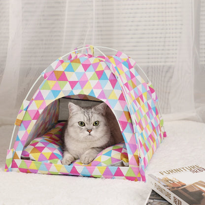 Purrfect Tenthouse: Luxury Indoor/Outdoor Cat Tent