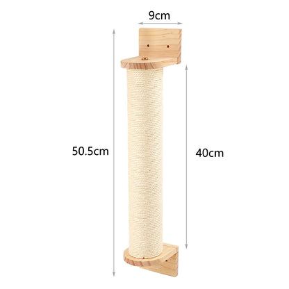 Wall-Mounted Cat Hammock & Scratcher