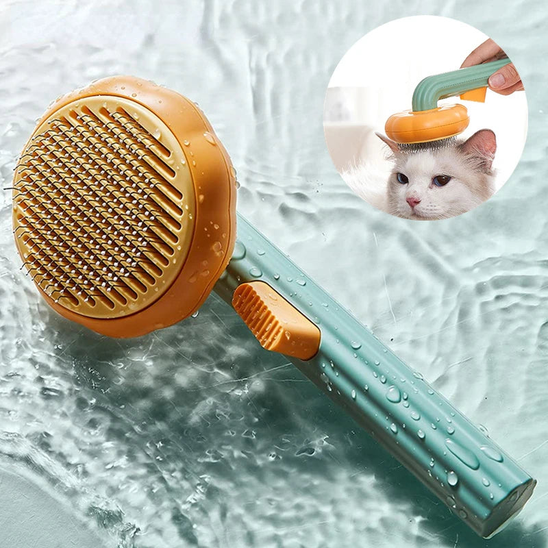 Pumpkin Cat Hair Brush