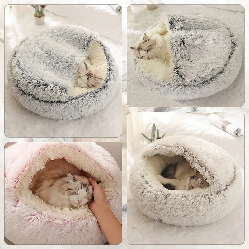 Cuddle Cave: Plush Pet Mattress