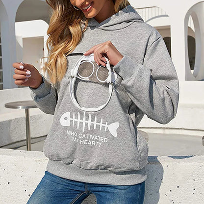 Cat Lovers Cuddle Pouch Hoodie