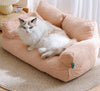 Cozy Cat Lounge: Fluffy Sofa-Style Pet Bed