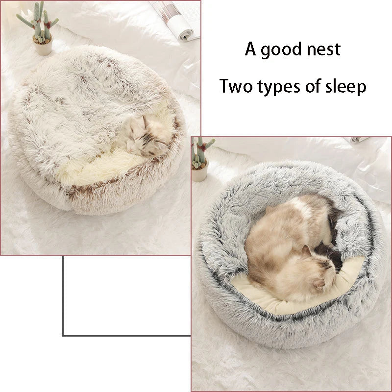 Cuddle Cave: Plush Pet Mattress