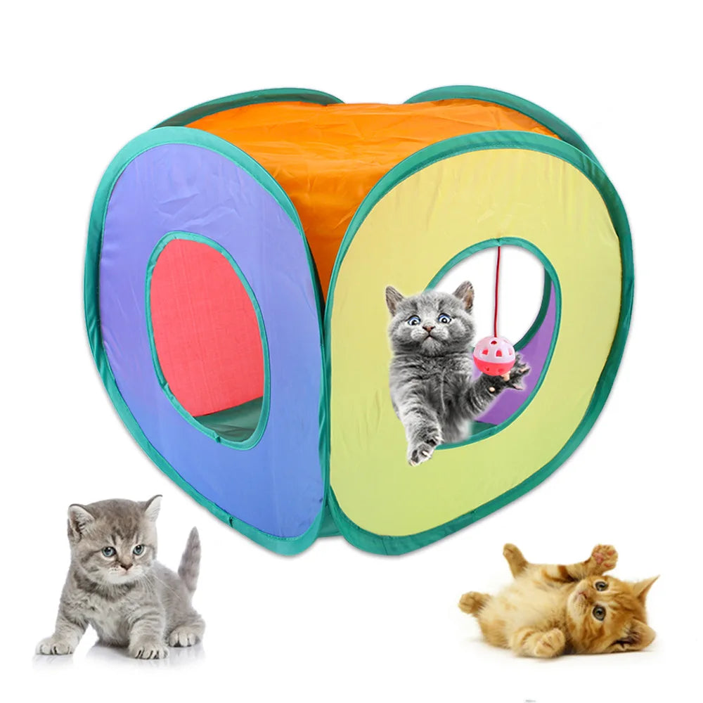 Square Rainbow Cat Tunnel