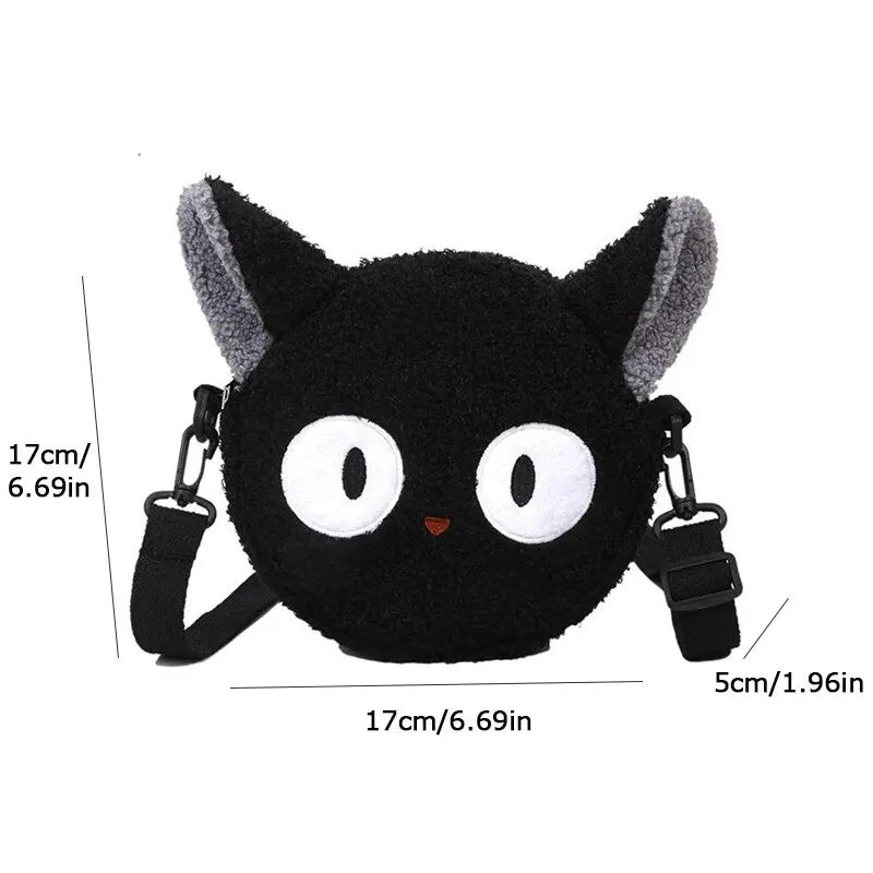 Purrfectly Furry Cat Face Shoulderbag