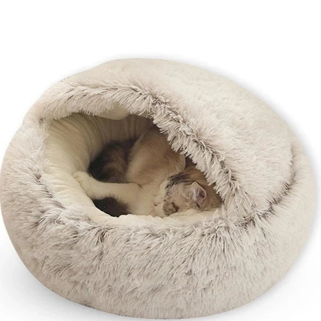 Cuddle Cave: Plush Pet Mattress