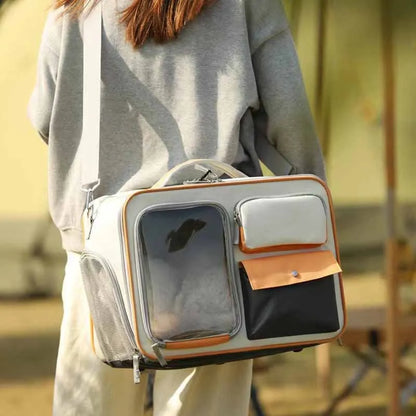Portable Pet Backpack Stroller Carrier