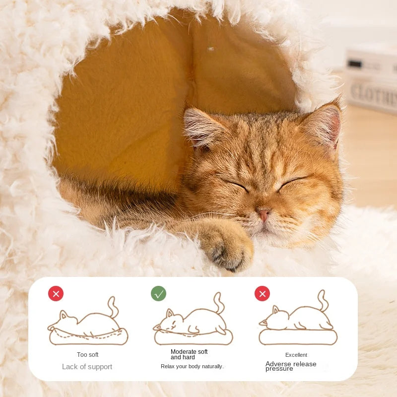 Plush Cozy Bed for Pets