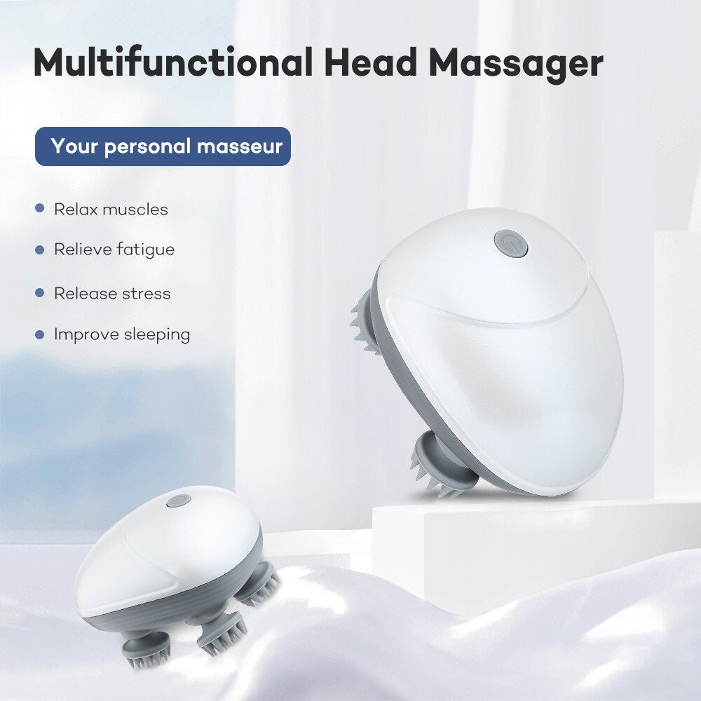 Waterproof Multi-Use Electric Head and Body Massager