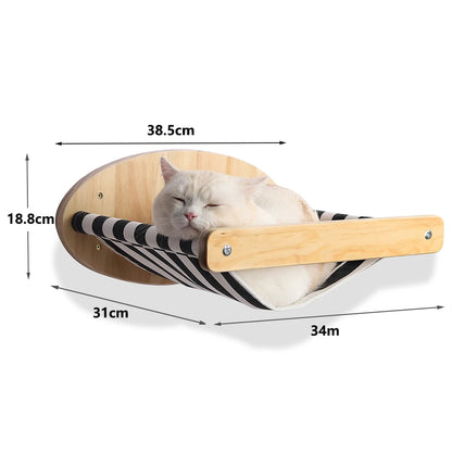 Wall-Mounted Cat Hammock & Scratcher