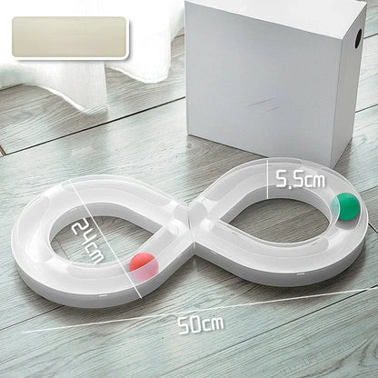 Interactive Cat Turntable Toy Set – Tunnel, Stick & Focus Training for Cats