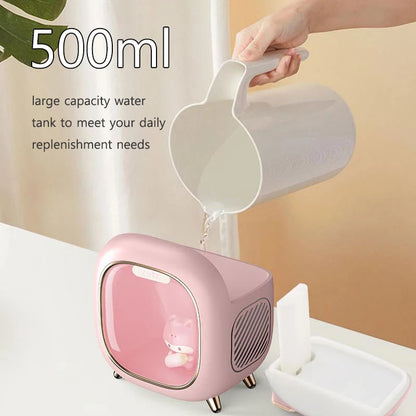 Mini USB Double Spray Humidifier