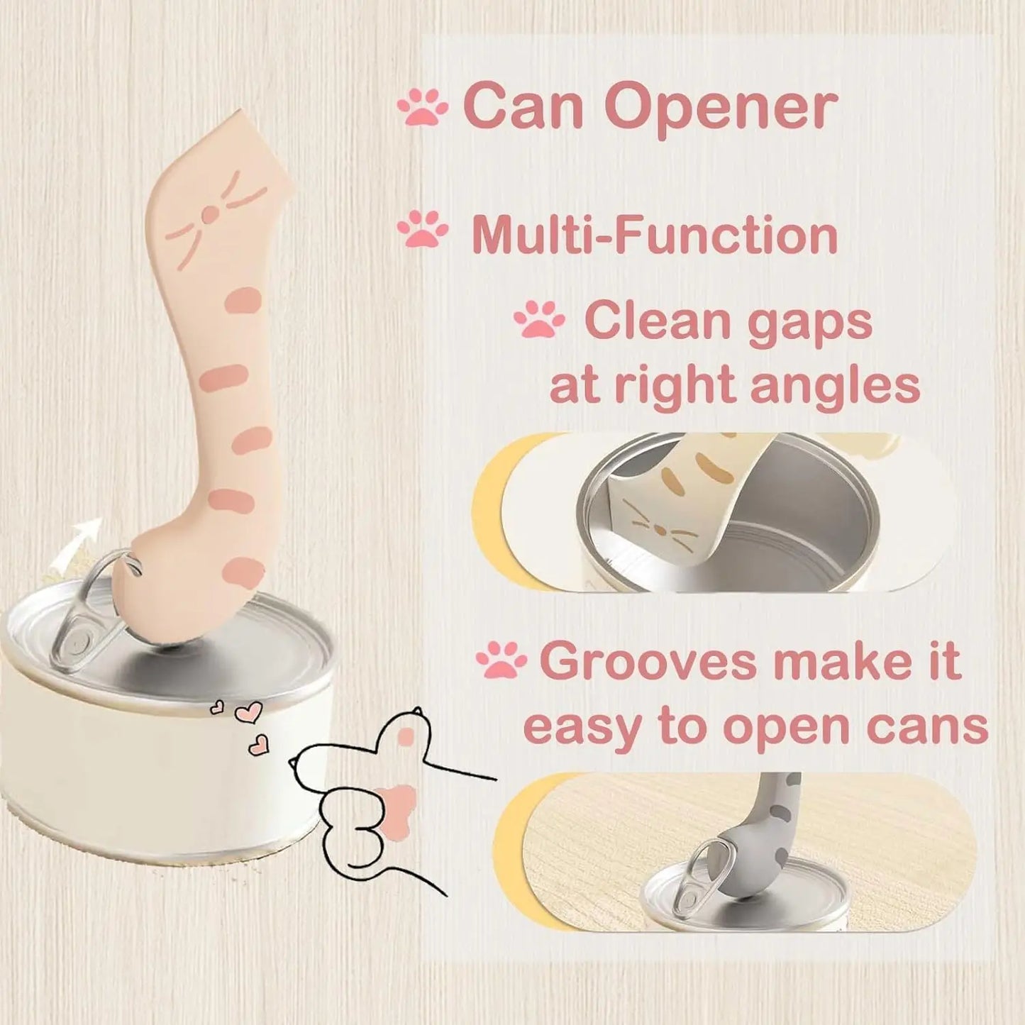 Multifunctional Pet Spoon & Can Opener