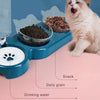 Sip 'n' Snack Station: Cat Bowls with Water Dispenser