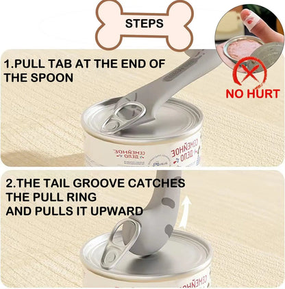 Multifunctional Pet Spoon & Can Opener