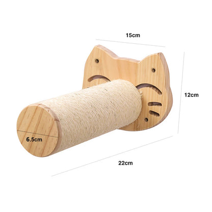 Wall-Mounted Cat Hammock & Scratcher