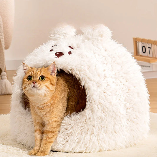 Plush Cozy Bed for Pets