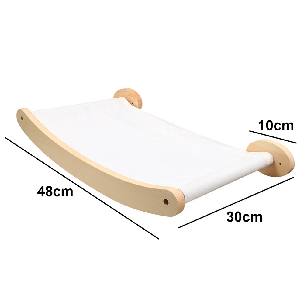 Wall-Mounted Cat Hammock & Scratcher