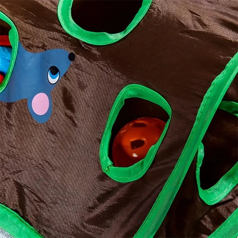 9-Hole Cat Tunnel – Interactive Toy