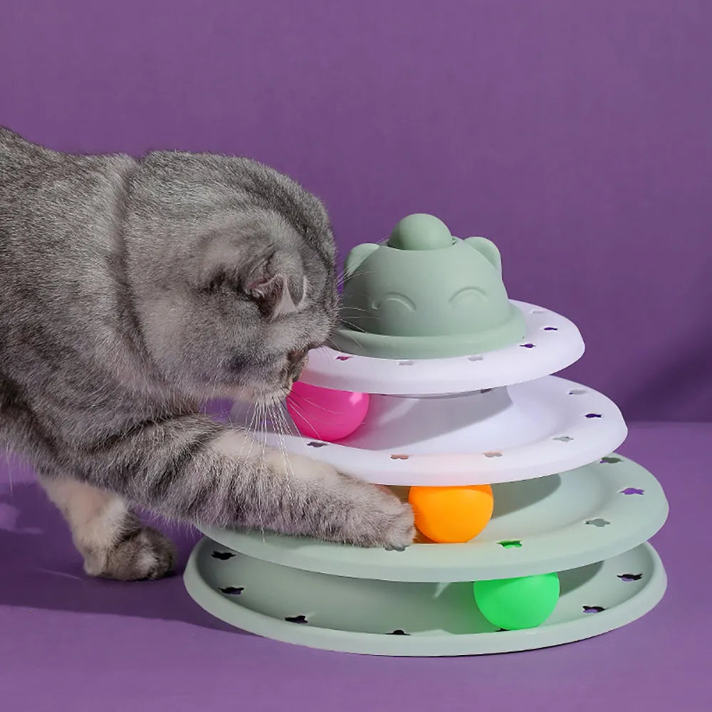 PetPulse 4-Story Interactive Play Tower