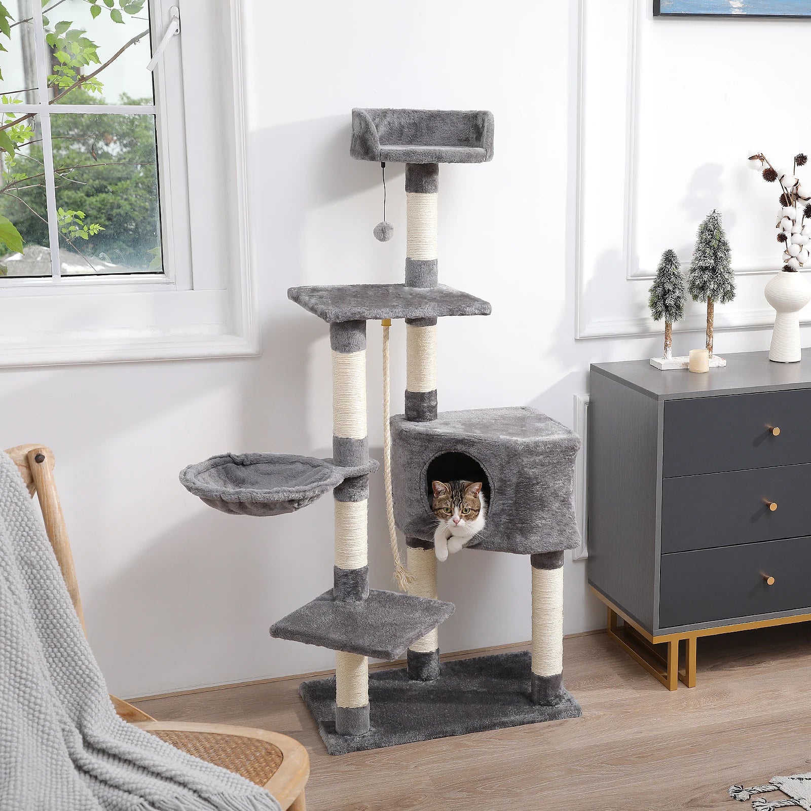 Climb Relax and Scratch Cat Towers