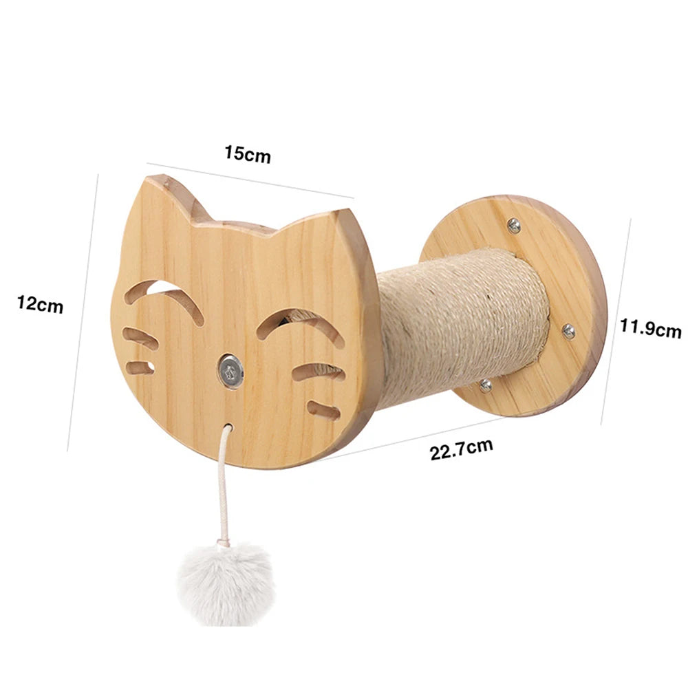 Wall-Mounted Cat Hammock & Scratcher