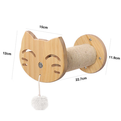Wall-Mounted Cat Hammock & Scratcher