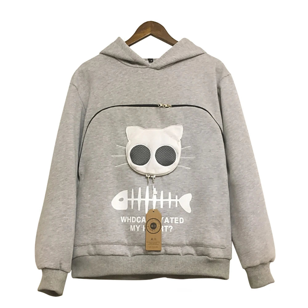 Cat Lovers Cuddle Pouch Hoodie