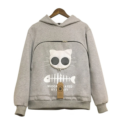 Cat Lovers Cuddle Pouch Hoodie