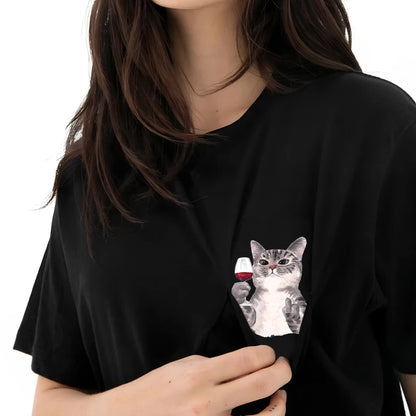 Sassy Cat Pocket Tee