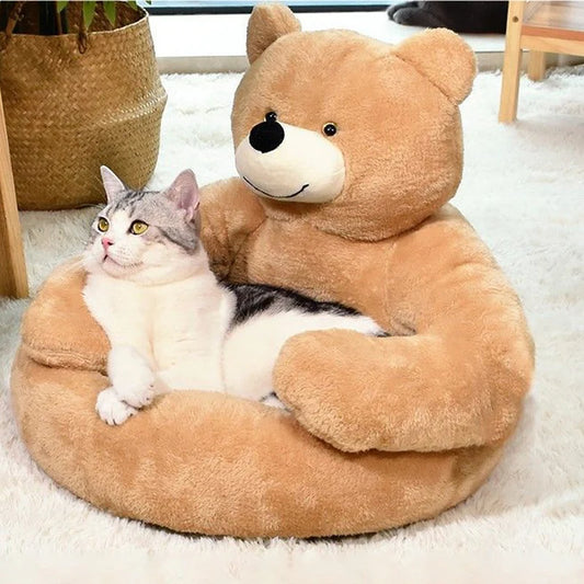Cozy Bear Hug Pet Bed