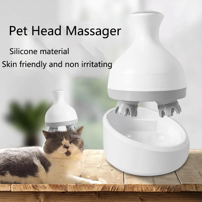 Electric Head Massager For Cats