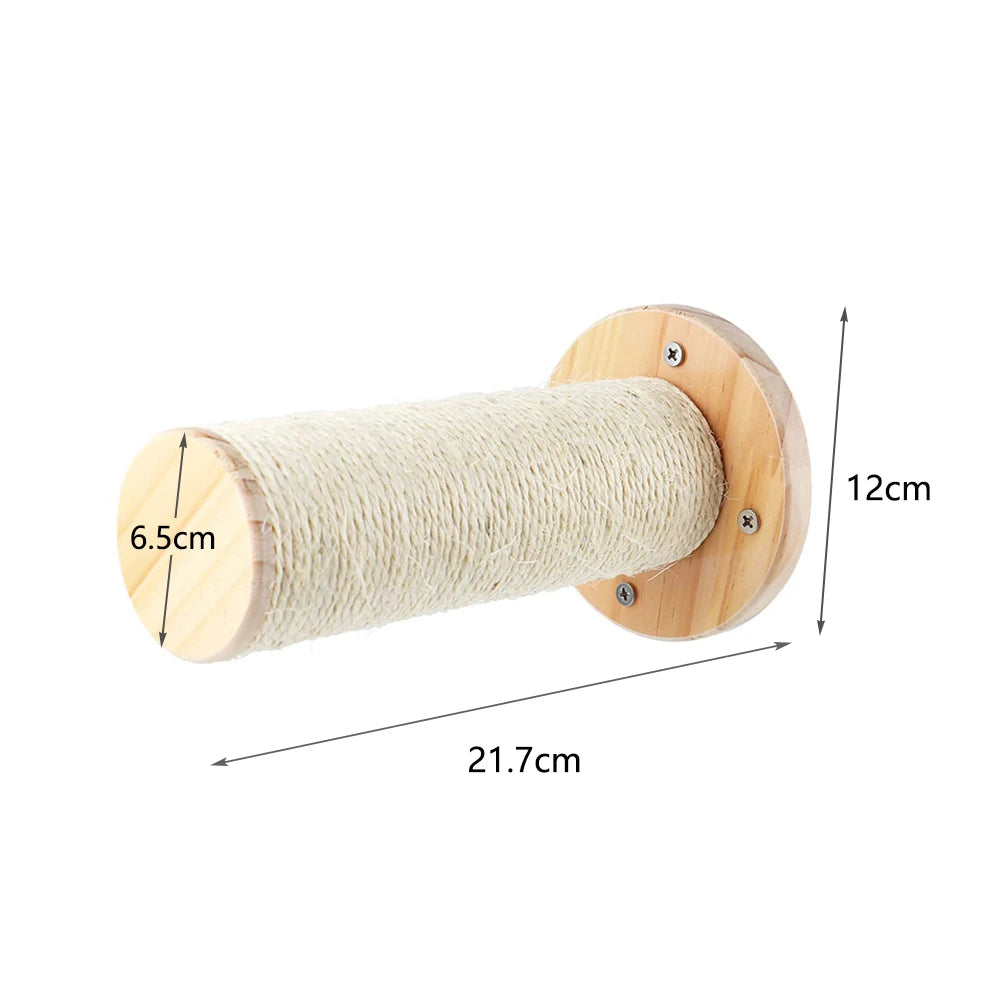Wall-Mounted Cat Hammock & Scratcher