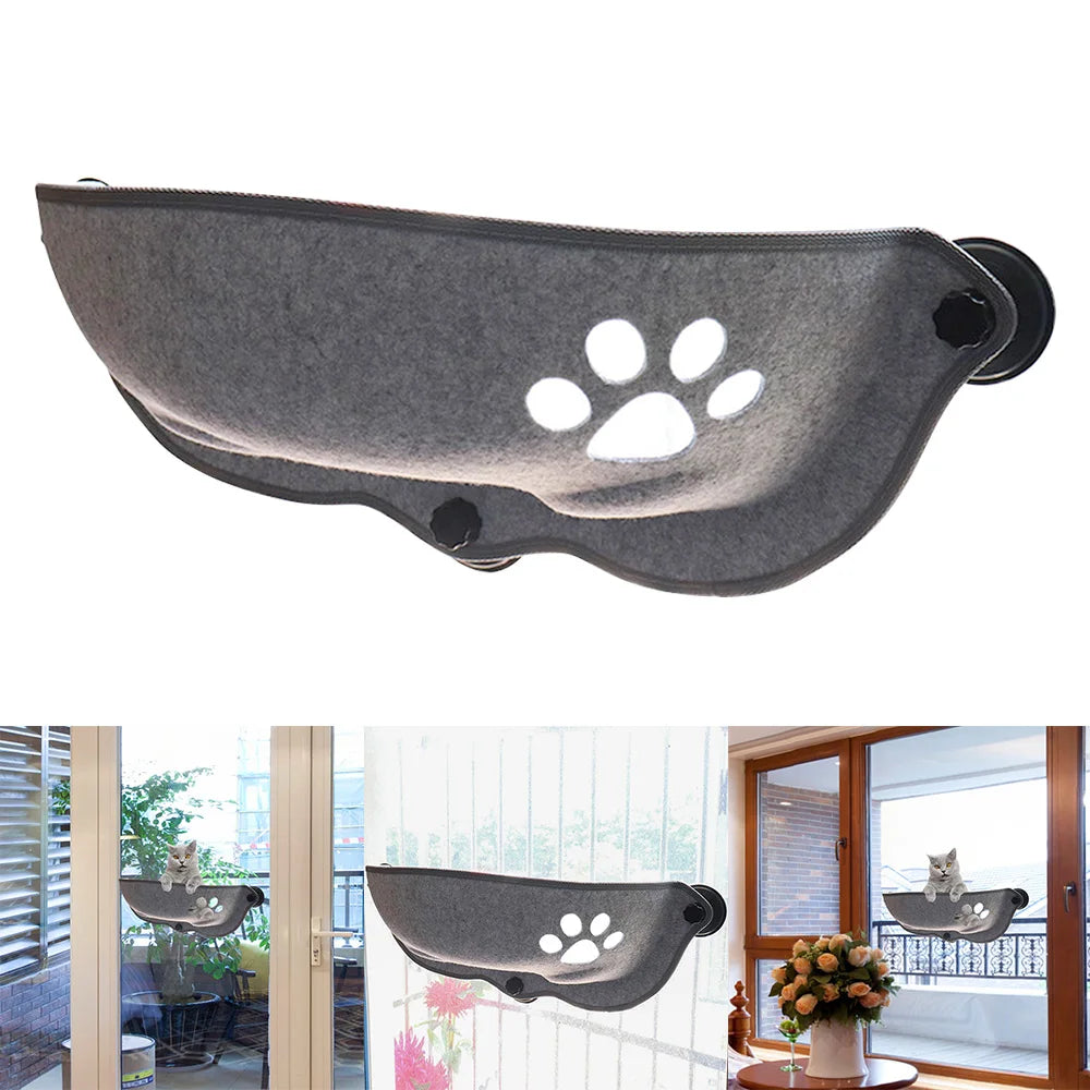 Purrfect Hangout Spot: Window Lounger Hammock for Cats